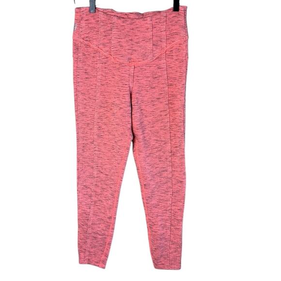 Free People Movement Women’s Medium Hybrid Leggings Active High Rise Orange - Picture 2 of 7